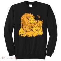 Lion Dad And Babies Sweatshirt thumb 0