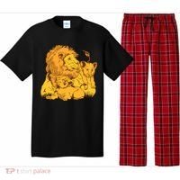 Lion Dad And Babies Pajama Set thumb 0