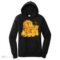 Lion Dad And Babies Women's Hoodie thumb 0