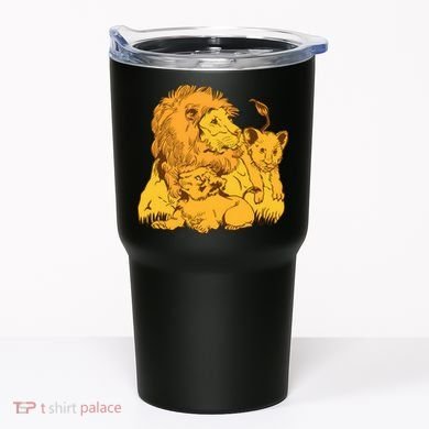 Lion Dad And Babies Tumbler