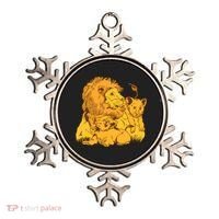 Lion Dad And Babies Ornament thumb 0