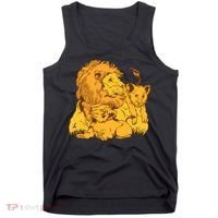 Lion Dad And Babies Tank Top thumb 0