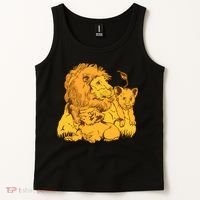 Lion Dad And Babies Tank Top thumb 2
