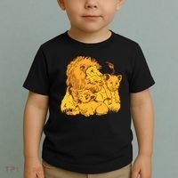 Lion Dad And Babies Toddler T-Shirt thumb 2