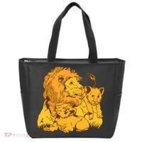 Lion Dad And Babies Tote Bag thumb 0