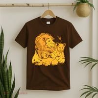 Lion Dad And Babies T-Shirt thumb 2