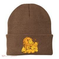 Lion Dad And Babies Beanie thumb 0
