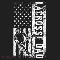 Lacrosse DAD American Flag Lax Daddy Father's Day Beanie thumb 2