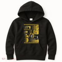 Let's Dig And Play I'm 5 Today 5th Birthday Party Excavator Kids Hoodie thumb 0