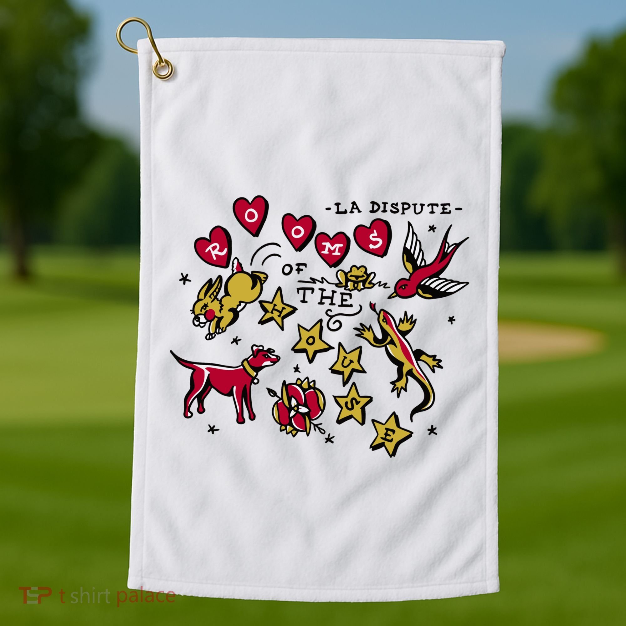 La Dispute Animals Rooms Of The House Golf Towel