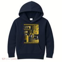 Let's Dig And Play I'm 4 Today 4th Birthday Party Excavator Kids Hoodie thumb 0