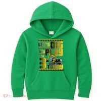 Let's Dig And Play I'm 3 Today 3rd Birthday Party Excavator Kids Hoodie thumb 0