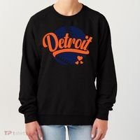 Love Detroit Baseball Women's Sweatshirt thumb 0