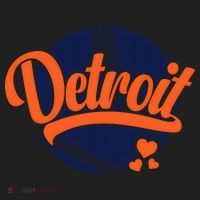 Love Detroit Baseball Women's Sweatshirt thumb 2