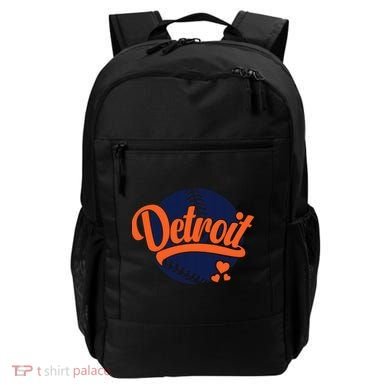 Love Detroit Baseball Backpack