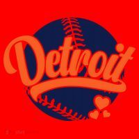 Love Detroit Baseball Santa Hat thumb 1