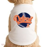 Love Detroit Baseball Doggie Tank thumb 0