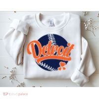 Love Detroit Baseball Sweatshirt thumb 2