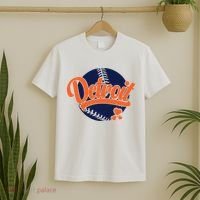 Love Detroit Baseball T-Shirt thumb 2