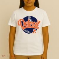 Love Detroit Baseball T-Shirt thumb 4