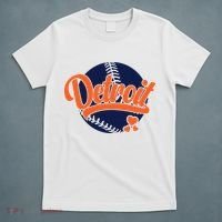 Love Detroit Baseball T-Shirt thumb 5