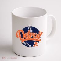 Love Detroit Baseball Coffee Mug thumb 1