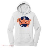 Love Detroit Baseball Women's Hoodie thumb 0
