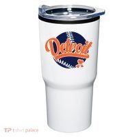 Love Detroit Baseball Tumbler thumb 0