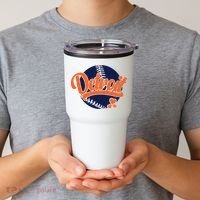 Love Detroit Baseball Tumbler thumb 2