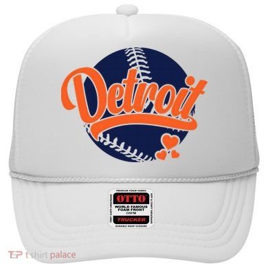 Love Detroit Baseball Hat