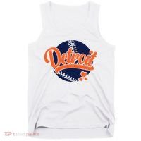 Love Detroit Baseball Tank Top thumb 0