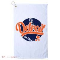Love Detroit Baseball Golf Towel thumb 0
