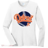 Love Detroit Baseball Women's Long Sleeve Shirt thumb 0