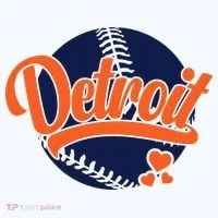 Love Detroit Baseball Women's T-Shirt thumb 6
