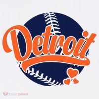 Love Detroit Baseball Kids Sweatshirt thumb 2