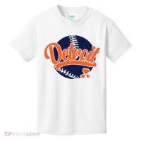 Love Detroit Baseball Kids T-Shirt thumb 0