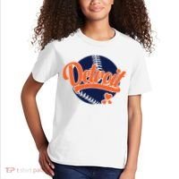 Love Detroit Baseball Kids T-Shirt thumb 2