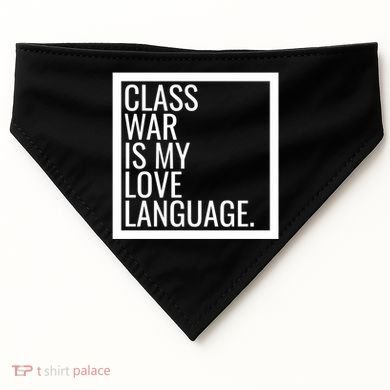 Leftist Dsa Class War Marxist Radical Democratic Socialist Great Gift USA-Made Doggie Bandana