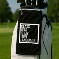 Leftist Dsa Class War Marxist Radical Democratic Socialist Great Gift Golf Towel thumb 2