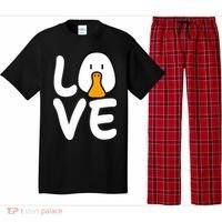 Love Ducks Cool Gift Goose Lover Cool Gift Cool Duck Gift Pajama Set thumb 0