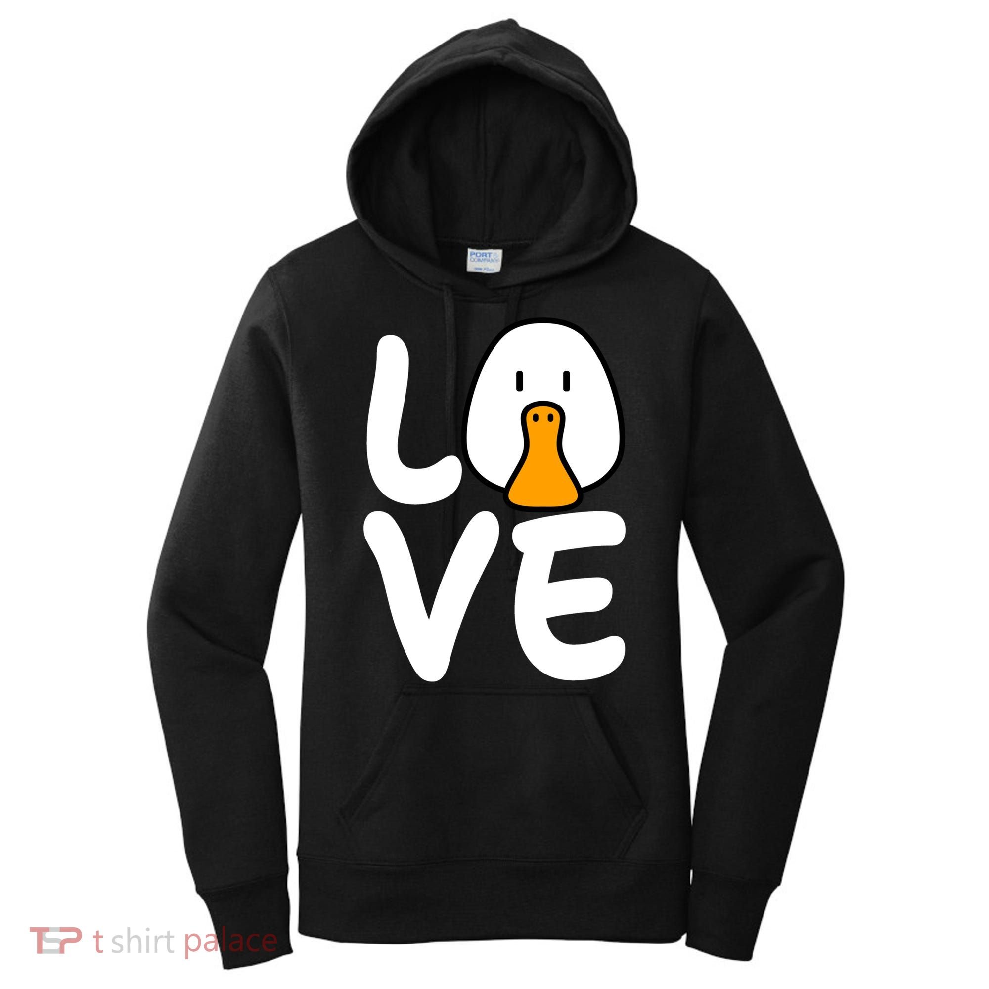 Love Ducks Cool Gift Goose Lover Cool Gift Cool Duck Gift Women's Hoodie