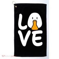 Love Ducks Cool Gift Goose Lover Cool Gift Cool Duck Gift Golf Towel thumb 0