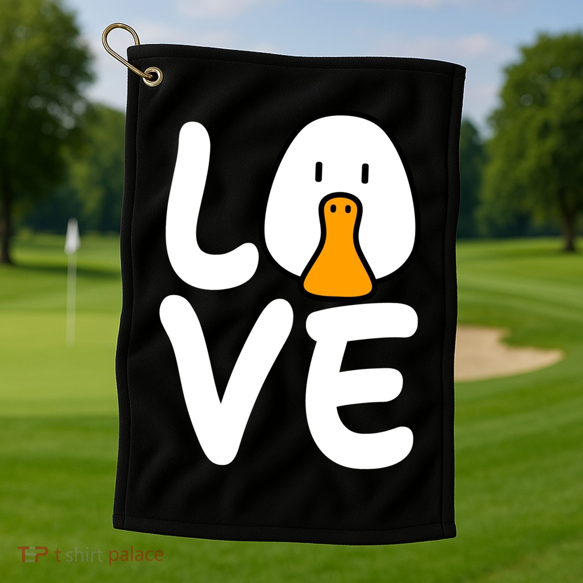Love Ducks Cool Gift Goose Lover Cool Gift Cool Duck Gift Golf Towel