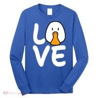 Love Ducks Cool Gift Goose Lover Cool Gift Cool Duck Gift Long Sleeve Shirt thumb 0