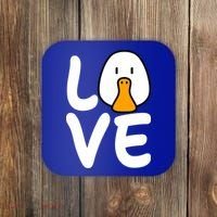 Love Ducks Cool Gift Goose Lover Cool Gift Cool Duck Gift Coaster thumb 0