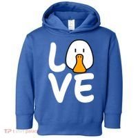 Love Ducks Cool Gift Goose Lover Cool Gift Cool Duck Gift Toddler Hoodie thumb 0