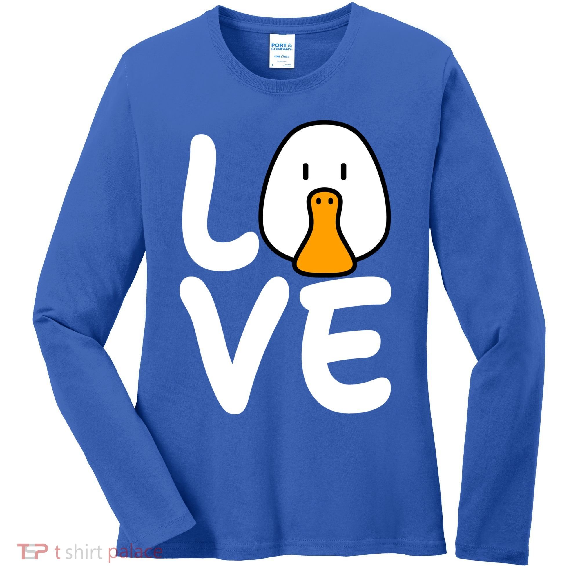 Love Ducks Cool Gift Goose Lover Cool Gift Cool Duck Gift Women's Long Sleeve Shirt