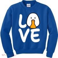 Love Ducks Cool Gift Goose Lover Cool Gift Cool Duck Gift Kids Sweatshirt thumb 0