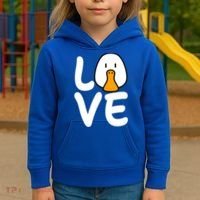 Love Ducks Cool Gift Goose Lover Cool Gift Cool Duck Gift Kids Hoodie thumb 3