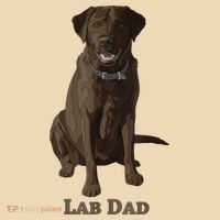 Lab Dad Chocolate Labrador Retriever Dog Lover Tote Bag thumb 4